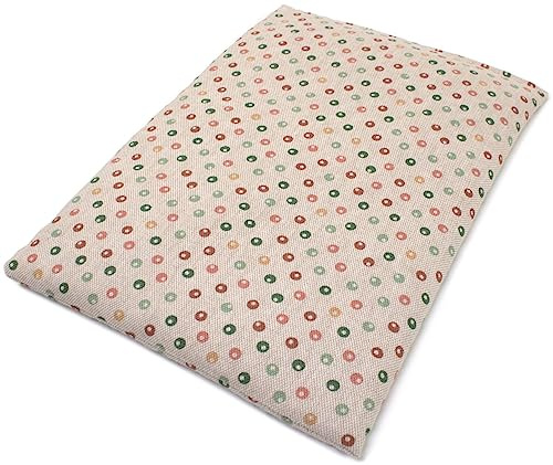 Cuscino termico - Noccioli di ciliegia - 30x20cm - pois - Cotone Bio - Microonde, forno e frigorifero