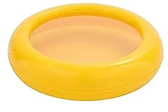 Guangcailun Home Transparent Vegetable Keeper Elastic Film Dustproof Fresh Keeping Storage Box Reusable Case Kitchen Gadget, Yellow