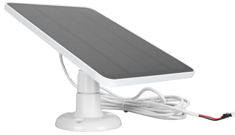Solar Panel for Ring Doorbell, 10W Solar Panel Camera Charger Compatible with Ring Battery Video Doorbell 2/3/3+/4+, for Nest (CSP4W-O-W)