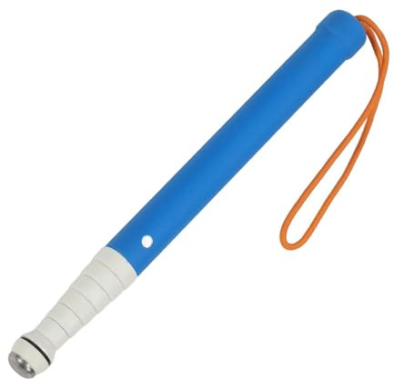 Tseukoe Bastón telescópico para Personas ciegas - Bastón Ciego Plegable - Bastón portátil para Personas ciegas y con Problemas de visión(128cm/azul)