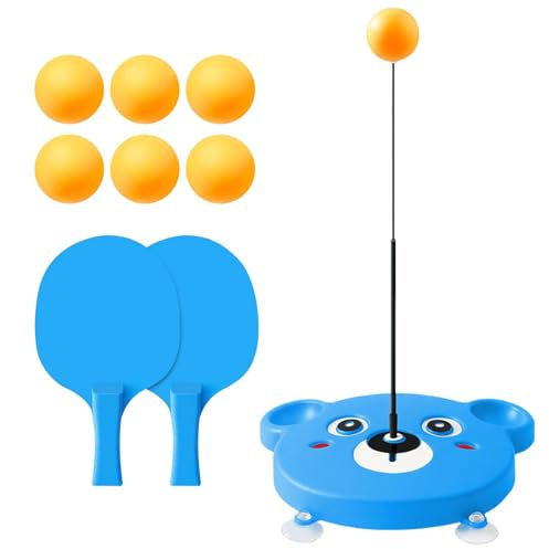 Tischtennis- -Set zum Aufhängen für den Innenbereich, Tischtennis-Set mit selbstklebenden Haken, kreatives hängendes Pong-Ball-Set zum Aufhängen, Selbsttraining