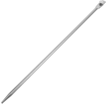 EXHUMKY Erdungsstab aus Eisen Verzinkter Erdspieß 12x500mm für Hausgebrauch und Technische Anwendungen im Außenbereich Erdungspfosten für Elektrozaun und Garten