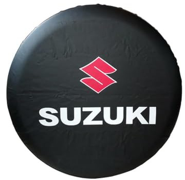 JsjjQf Housse Roue Secours pour Suzuki Grand Vitara 4-Door 2007-2017,Housse de Pneu de Couverture Roue Protection Housse Antipoussière Pneus Accessoires,16in