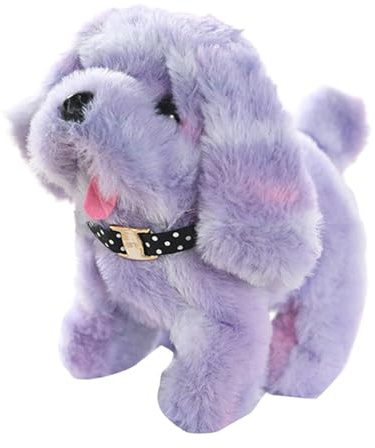 Giocattolo per cani da passeggio, Cane giocattolo elettronico | Giocattolo da passeggio animato,Adorabile robot di peluche, bambola di peluche interattiva realistica per le vacanze di compleanno