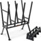 Soporte Plegable y ahorrador de Espacio para el leñador y el Tronco. Soporte para el Corte de Madera Manual y con Motosierra.