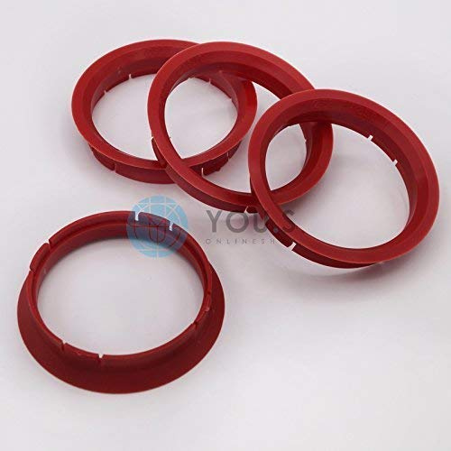 4 x ZENTRIERRINGE DISTANZRING für ALUFELGEN Z09 63,3-58,1 mm Alutec Anzio Rial