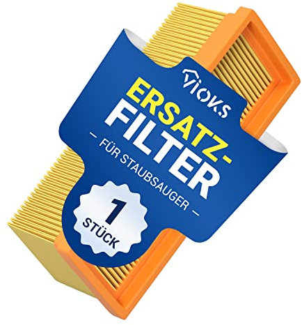 Filtre plissé plat de rechange pour Kärcher 6.414-498.0 - Filtre de sortie - Filtre Hepa - Accessoires de rechange pour aspirateur