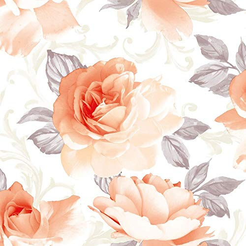 Mank Airlaid-Servietten 40x40 cm | Premium Einweg-Serviette | textilähnlich und saugstark | perfekt für Hochzeit & Partys | 50 Stück | Rosalie (Aprikot)