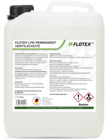 Flotex LPG Permanent Ventilschutz 1x5 L – Autogas Ventilschutz Additiv | LPG-Additiv für Autogas-Motoren – bewahrt Ventile und Ventilsitze vor Verschleiß und beseitigt Ablagerungen im Betrieb