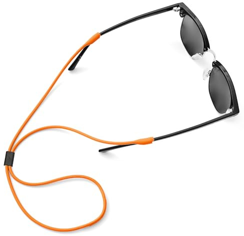 Pilotfish Verstellbares Brillenband für Männer und Frauen | Sonnenbrillenband aus Silikon | Brillenkette verstellbar für sicheren und komfortablen Halt | Brillenschutz für Outdoor Aktivitäten