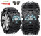 Universal Schneeketten für Auto Ninonly 6 Stück Auto Schneeketten SUV für Rad Das Auto, SUV und Kleine LKWs Auto Reifen Schneekette Anti Rutsch für Auto Sicherheit, Klettern,Breite mit 165mm-275mmm
