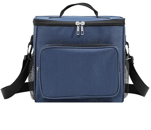 Afwerirc Lonchera reutilizable con aislamiento térmico de 7.5 L para mujeres y hombres, bolsas de mano, enfriador de hielo de picnic para adultos, correa de hombro ajustable a prueba de fugas, grande,
