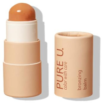 PURE U BRONZING BALM: Veganer Bronzer für natürlichen Glow, pflegt & schützt empfindliche Haut, 5g (Beach Day)