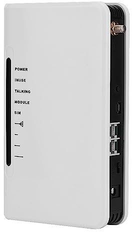 GSM Gateway Analog, Schreibtisch, Kabelloses GSM Terminals Modul Quadband 850/900/1800/1900MHz, Unterstützung für Festnetz Empfang, Alarm (EU-Stecker)