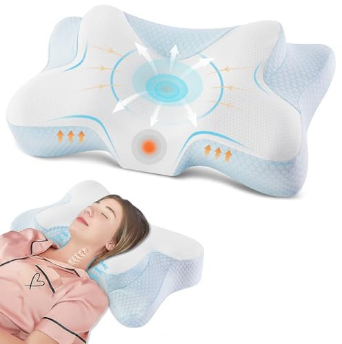 DONAMA Memory Foam Nackenkissen – Für Seiten-, Rücken- & Bauchschläfer