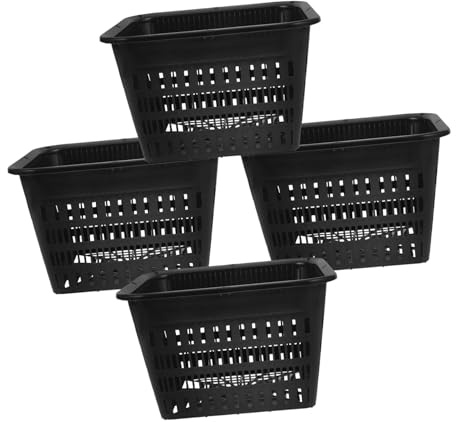 BESPORTBLE 4pezzi Cestini in Rete Di Plastica Riutilizzabili Per Coltivazione Fuori Contenitori Da Giardino Per Coltivare Ortaggi Frutta e Fiori Adatti Balcone e Vivaio