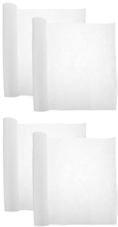 DOITOOL 4rolls Range Hood Oil Absorbing Paper Grease Filters for Cooker Extractor Fan Easy Install Material