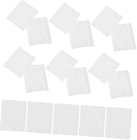GANAZONO 100 Stück Dicke Baumwoll wattepads Weiche Makeup Pads Hautfreundliche Reinigungspads für Gesicht und Praktische Abschmink Toner pads Weiß Langlebig und Tragbar