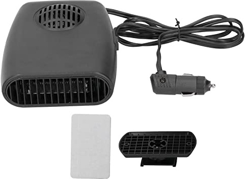 MotorMinds 12V 150W Auto Heizlüfter, Universal Tragbare Autoheizung, Auto Heizung Entfroster Windschutzscheiben-Entfroster, der Heiße Luft Bläst
