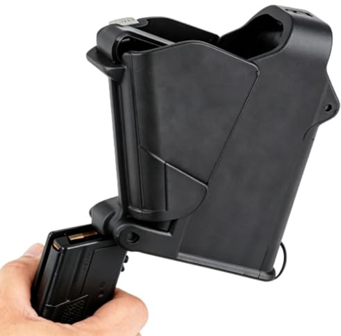 Caricatore Rapido per Pistola 9mm a .45ACP, Strumento di Caricamento Veloce, Plastica Nero
