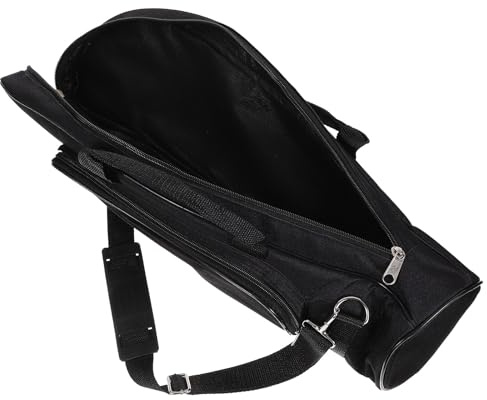 BESPORTBLE Paquet de Rangement pour Trompette en Tissu Oxford Noir, Étui de Transport Robuste et Compact pour Répétitions et Déplacements