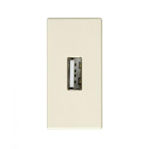 CONECTOR CON TAPA PARA USB A HEMBRA MÓDULO ESTRECHO