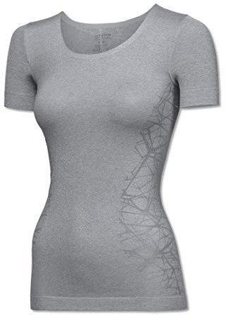 Schiesser Damen sportstrøje 1/2 ThermoUnterwäsche Oberteil, Grau (Silbergrau-mel. 210), 36 EU