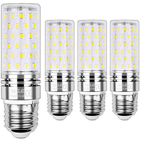 SAUGLAE E27 Led Mais Leuchtmittel 15W, Entspricht 120W Glühbirnen, 4000K Neutralweiß, 1700lm, Edison Schraube Led Birne, 4-Pack