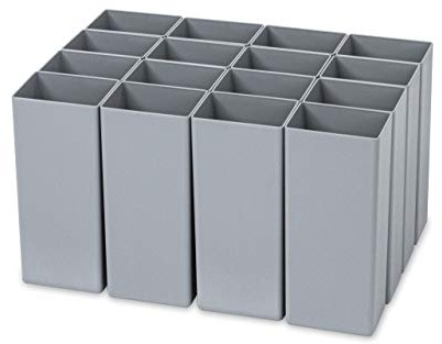 aidB Einsatzkästen - Set 1/16 Unterteilung für Euroboxen 400x300x220