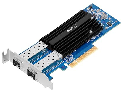 Synology E10G30-F2 [10GbE / SFP+ / Dual Port / Carte réseau étendue pour Synology] Revendeur domestique agréé Field Lake Produit