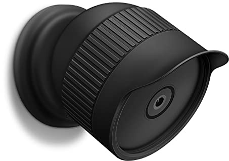 Fintie Silicone Case for Nest Cam Outdoor Or Indoor (Battery) 2021, Black