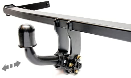 AUTO-HAK Gancio di traino completo estraibile orizzontale compatibile con Nissan Qashqai J10 / +2 11.2006-01.2014 + universale kit elettrico 13 poli