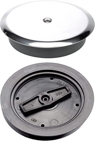 Tapa Bote Sifonico Baño - EVITA OLORES 【Estándar】 Ø 100 110 mm - INOXIDABLE