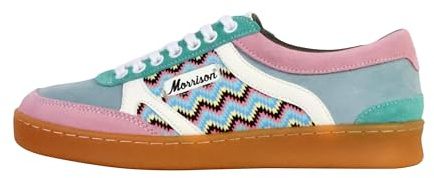 Morrison Bel-Air Turnschuhe aus Spaltleder Rosa, Mehrfarbig