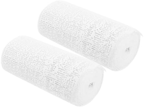 NUOBESTY 2rollos Yeso Para Modelismo y Escultura Resistente y De Usar Para y Moldes