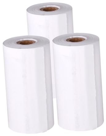 CANIGHT 3rollen Thermopapier Für Sofortbildkameras Hochwertiges Druckpapier Für Kinderkameras Glatte Oberfläche Für Klare Ausdrucke Kompatibel Mit Gängigen Thermodruckern Für