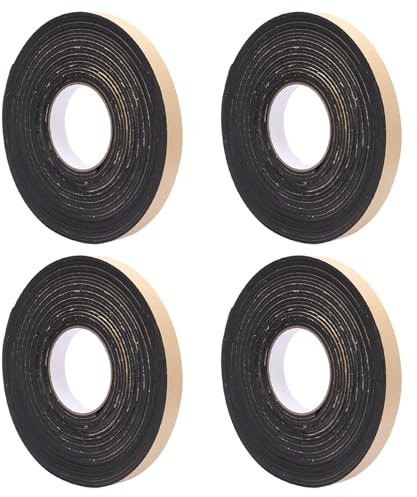 HDGSAFD 4 Piezas de Cinta Para Espacios de Estufa, Tira A Prueba de Polvo, Sellado Multifuncional, Cinta Resistente al Calor, Adecuada para Estufas, Fregaderos, Ventanas, etc.