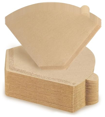 100 Pcs Cone Coffee Filters #4 Disposable Coffee Paper Filters Coffee Filters 8-12 Cup for Pour Over and Drip Coffee Maker
