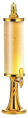 SAGELSHN Dispensador De Cerveza Dispensador De Cerveza De Torre De 3 L/101 Oz con Tubo De Hielo Barril Cerveza Grifo Cerveza