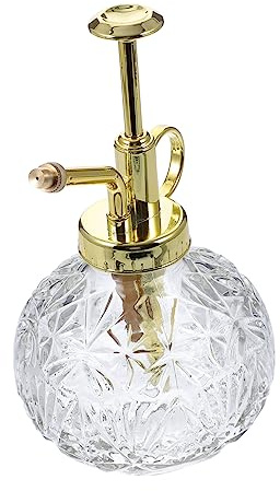 POPETPOP Bouteille Arrosage Verre Transparent Pulvérisateur Eau Vintage pour Arroser Fleurs Et Plantes Usage Multiple