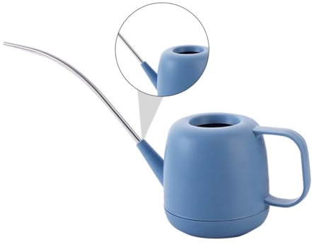NUOBESTY Regadera de Boca Larga para Macetas Pulverizador de Plástico para Flores Regadera Ligera y Práctica para Jardinería Doméstica Boquilla Desmontable Reutilizable Color Aleatorio