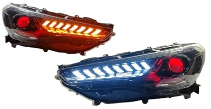 Luces de coche Compatible con faros delanteros Toyota Corolla Cross 2022-2024, proyector, luz de circulación diurna, accesorios for automóviles