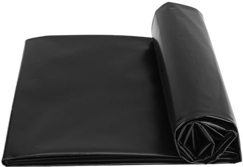 Porgeel Fodera per laghetto 10X10ft HDPE Resistente alla Perforazione e allo Strappo Fodera per Piscina Pieghevole Multiuso per laghetti all'aperto Fontana da Giardino per Pesci