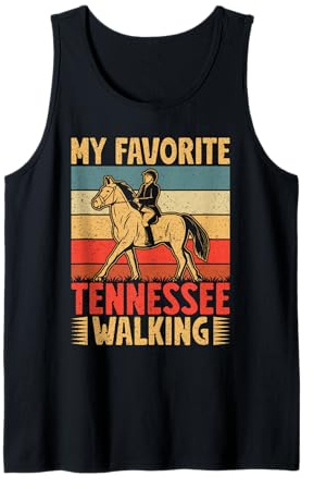 Hobby Horse Rider Tennessee Walking English Riding Horse Tank Top