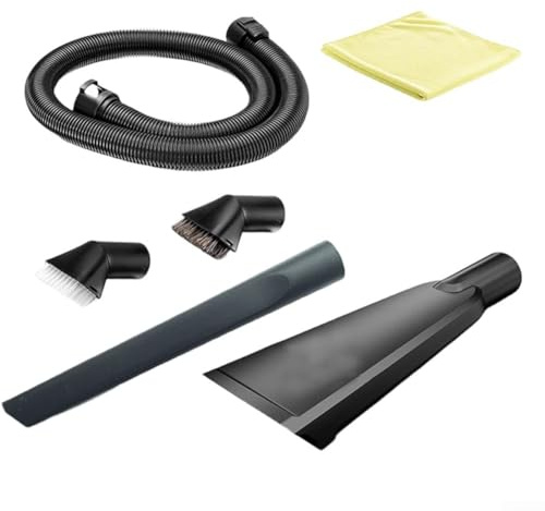 Kit de nettoyage intérieur de voiture pour aspirateur Karcher humide et sec, kit de 6 pièces avec tuyau de 1,5 m et brosses, sièges de nettoyage en profondeur pour tapis de tableau de bord