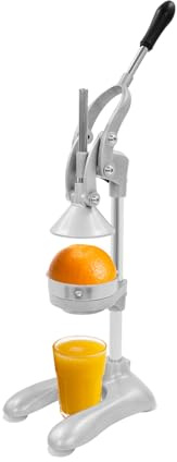 Spremiagrumi manuale, spremiagrumi manuale in acciaio inox, spremiagrumi con testa a punta e a testa piatta, filtro per succo senza semi per limone, arancia e pompelmo
