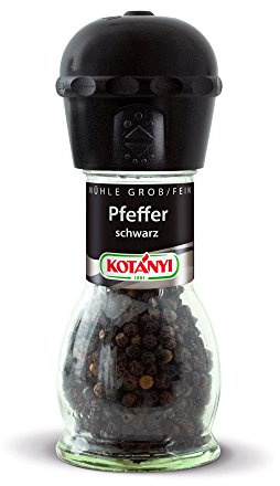 Kotanyi Pfeffermühle Pfeffer schwarz 36g