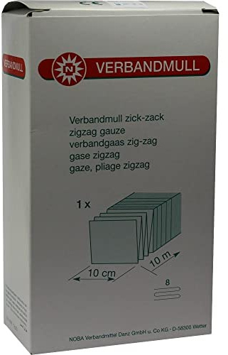 Verbandmull 10 m Zickzack