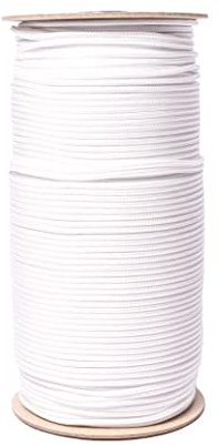 Corda Antica Corderia Marra - Treccia Veneziana bianca, mm 3, 200 m, mare, multiuso, fai da te, garden, stabilizzato ai raggi U.V. resistente a intemperie e agenti atmosferici.