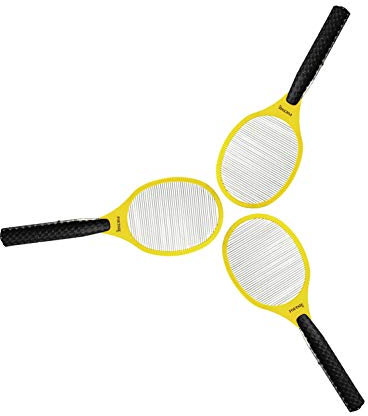 3 Stück Foetsie LC-11 elektrischer Fliegenfänger/Mückenbekämpfer Schwarz/Gelb